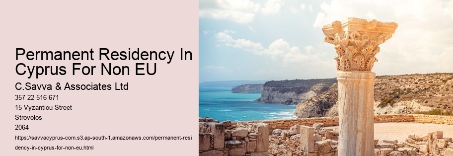 Permanent Residency In Cyprus For Non EU